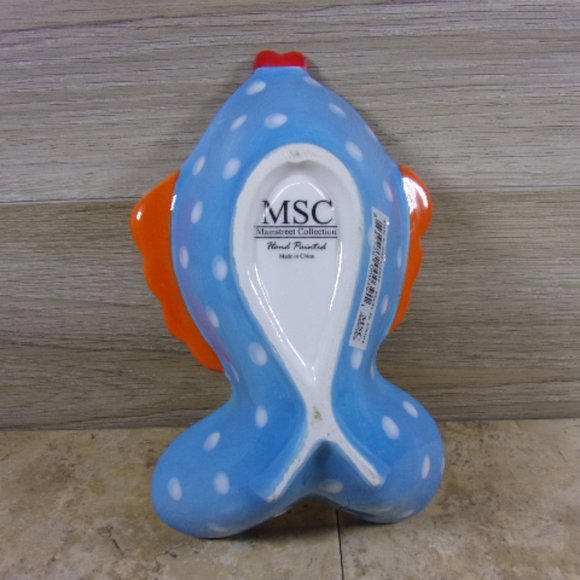 New Mainstreet Collection Fish Bowl with Knife Spreader, Cute Table Setting - Picture 6 of 11